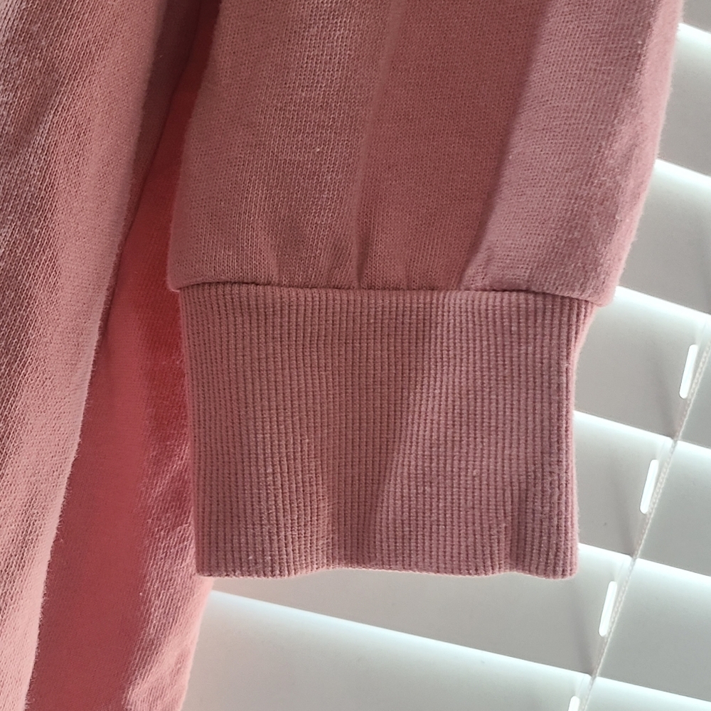 #TorridStrong Off-Shoulder Sweatshirt - French Terry Maya Angelou Rose Pink - Picture 8 of 16